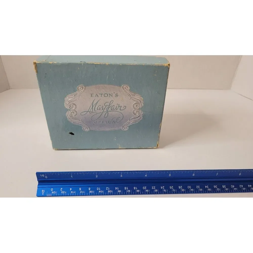 Eatons Mayfair Vellum Stationery Cards Name Tags Birds Vintage With Original Box